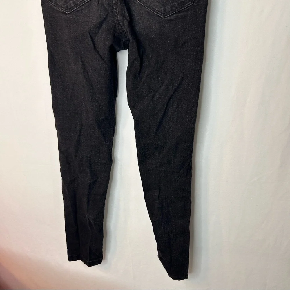 Celebrity Pink Girls Black Skinny Distressed Jeans Kids Size 10